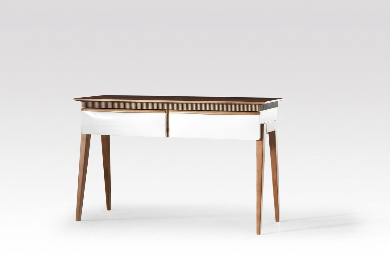 Living room brown console table modern wood table console luxury design