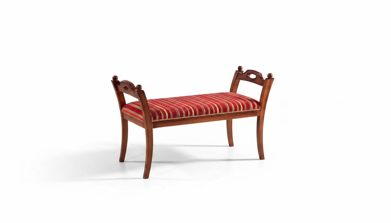 Living room Classic bench Designer bench Luxury seating Footstool