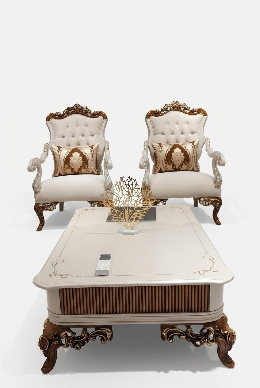 Living room coffee table luxury table 120x72 tables wooden tables furniture furnishings