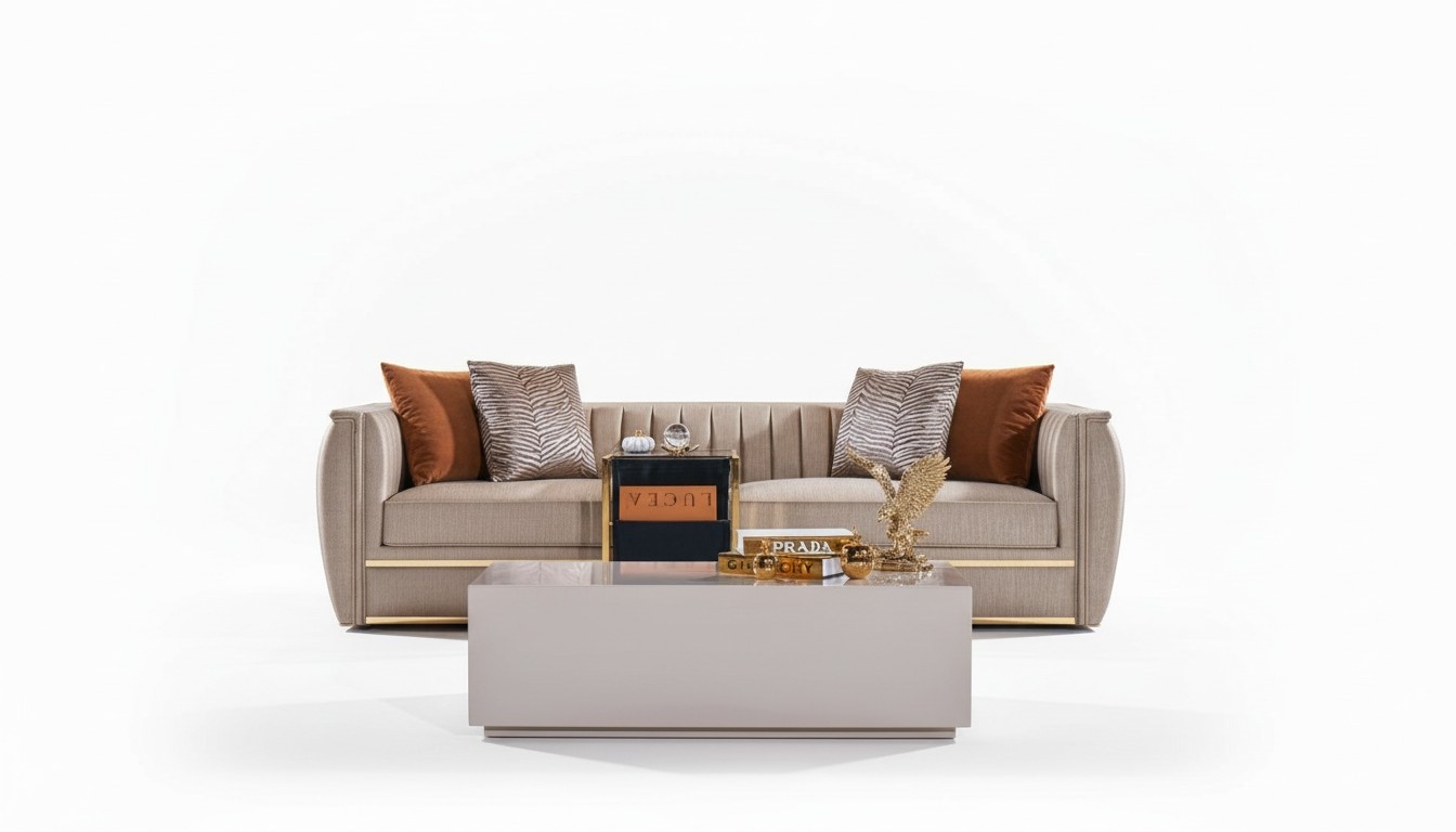 Living room coffee tables design table wood beige style modern luxury tables