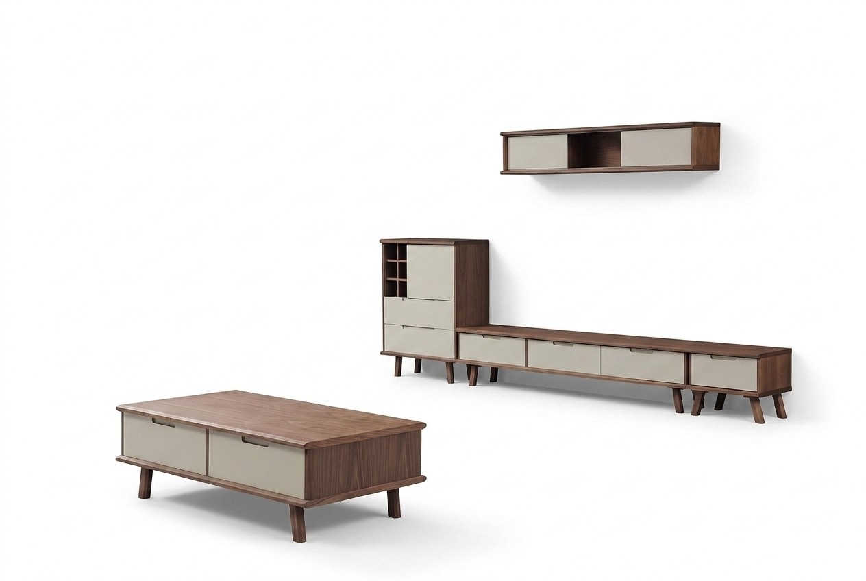 Living room set chest of drawers sideboard RTV wardrobe wall coffee table set