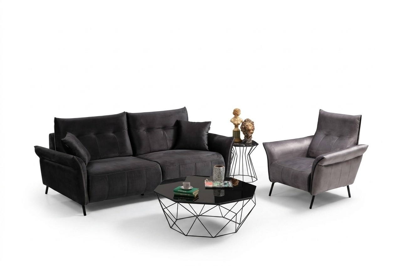 Living Room Set Modern Design Furniture Luxury Sofa Set 2 pcs.