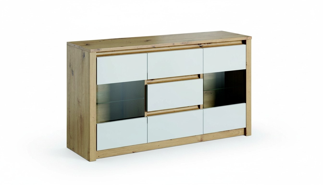 Living room shelf wood luxury furniture designer sideboard cabinet