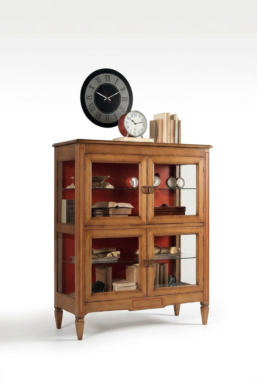 Living Room Sideboard Glass Cabinet Display Case Dining Room Wood Cabinets
