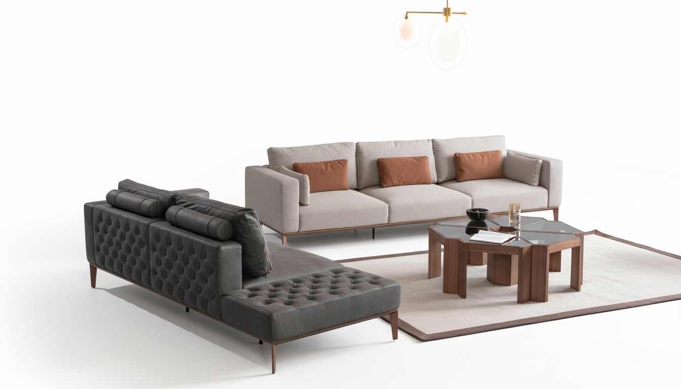 Living Room Sofa Set 4+3 Set Design Sofa Upholstery Modern Luxury