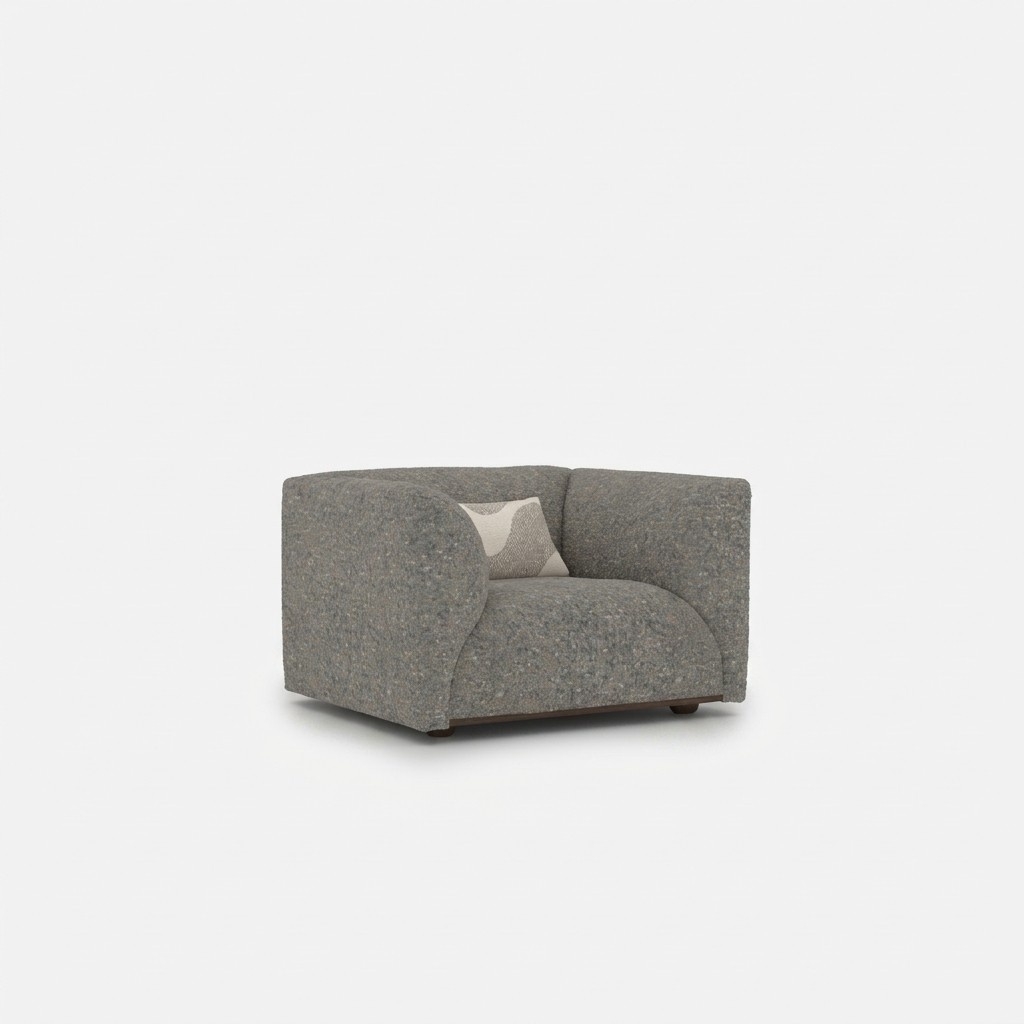 Living room upholstered furniture armchair luxury upholstered seat modern designer furnishings