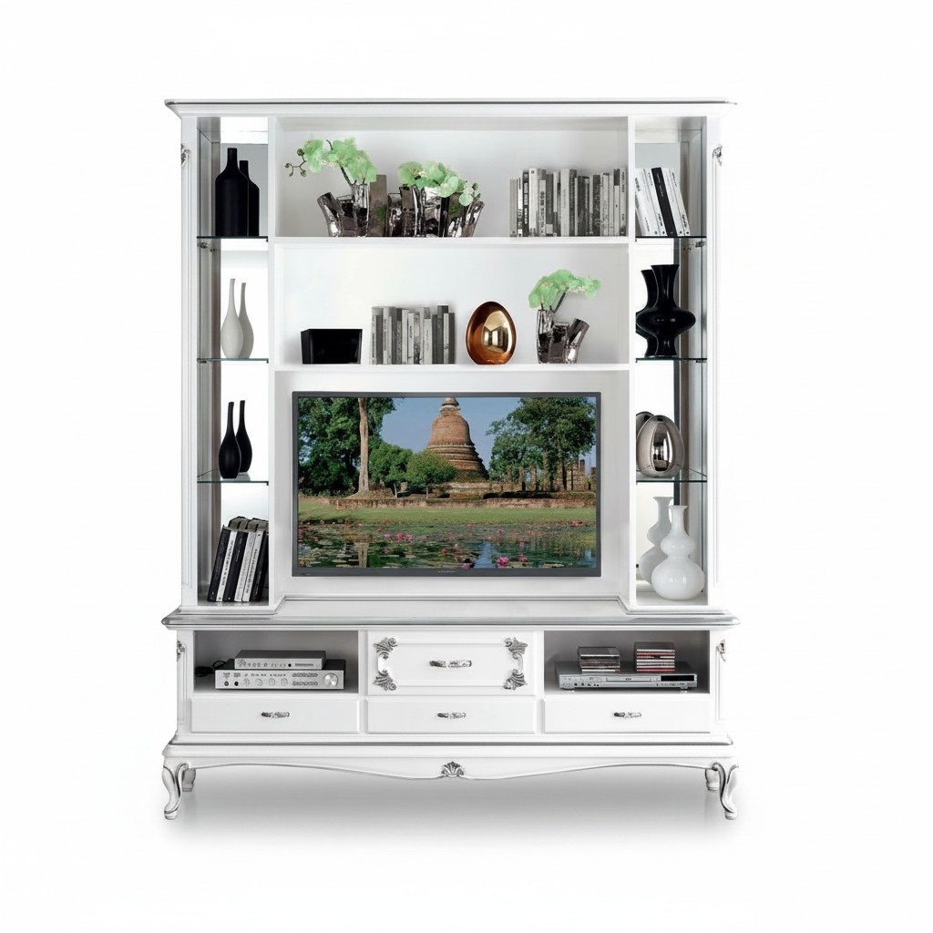Living Room Wall Shelf TV Cabinet Wall Cabinets Shelf Wood Living Room Furniture