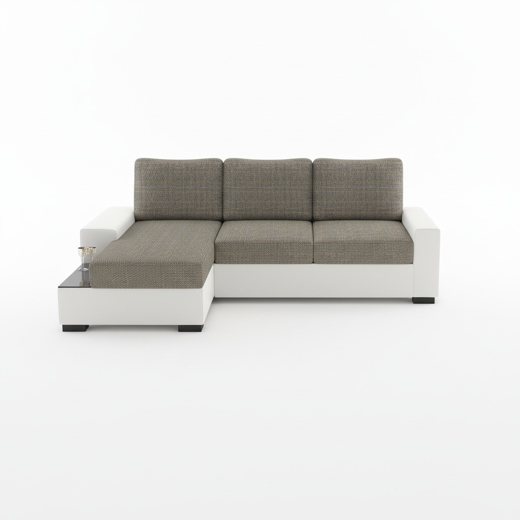 Corner Sofa Negro Bed Function Couch Leather Textile Sofas Sleeping Sofa
