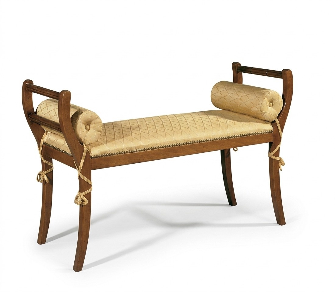 Living room Bench Classic stool Upholstered bench Upholstery Fabric seating furniture