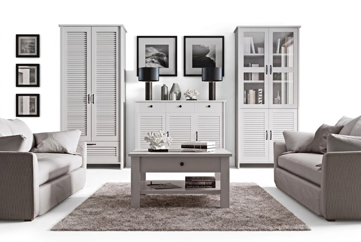 Living Room Chest of Drawers Cupboard Dressers Design Style Furniture Living Room 3pcs.