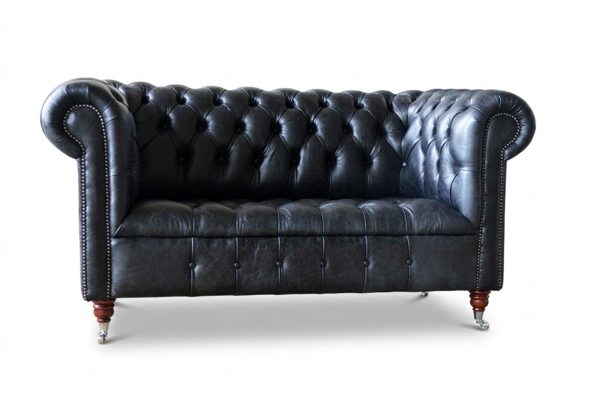 Living Room Chesterfield Classic Furniture Sofa Couch Sofas Seat Upholstery Couches