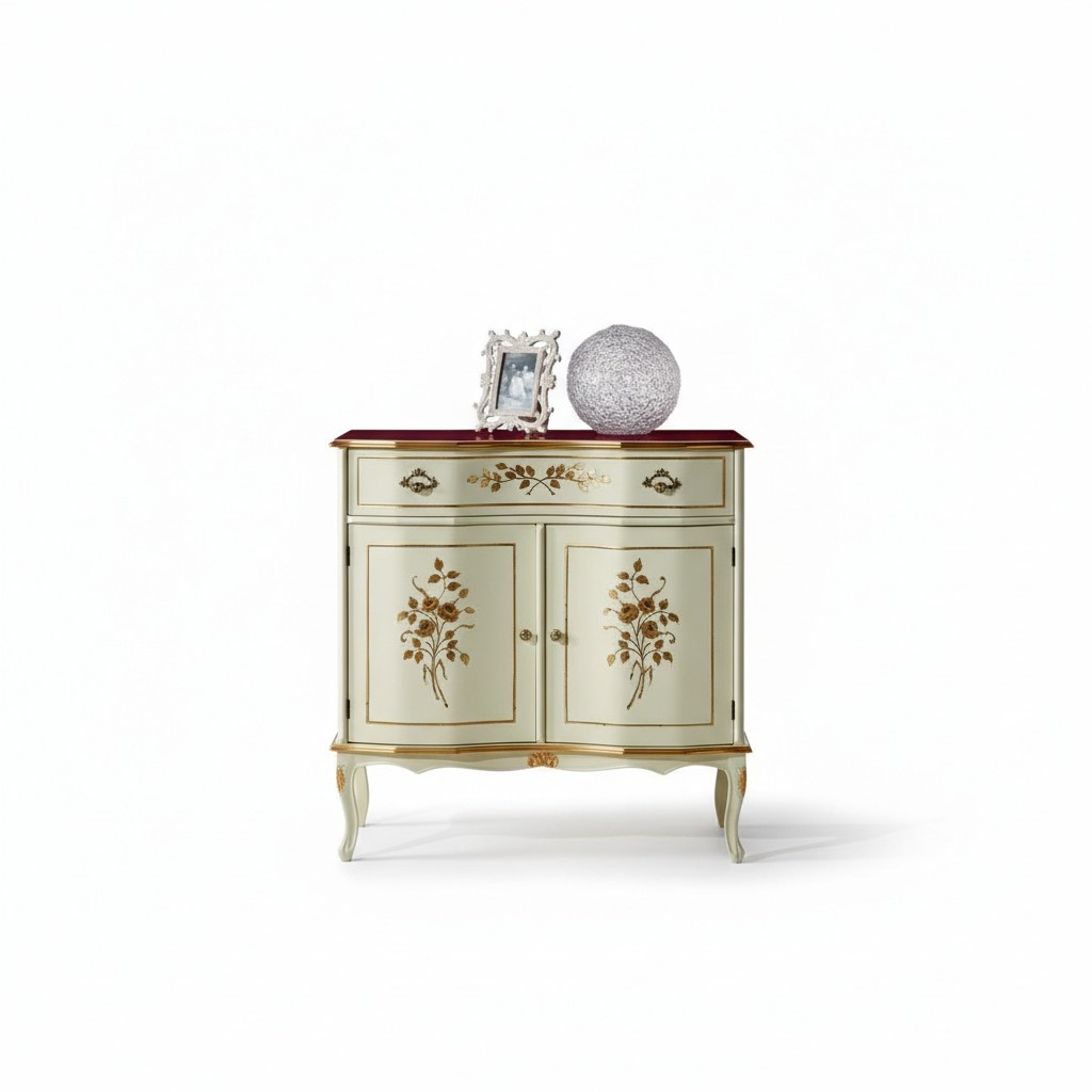 Living room furniture classic baroque luxury sideboard chest of drawers real wood sideboard lowboard