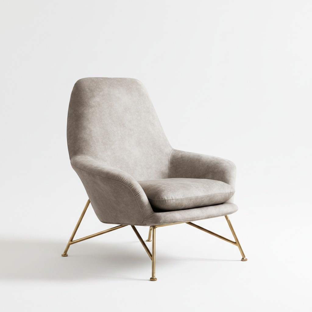 Living Room Lounge Club Relax Sofa Beige Design Furniture Dining Armchair