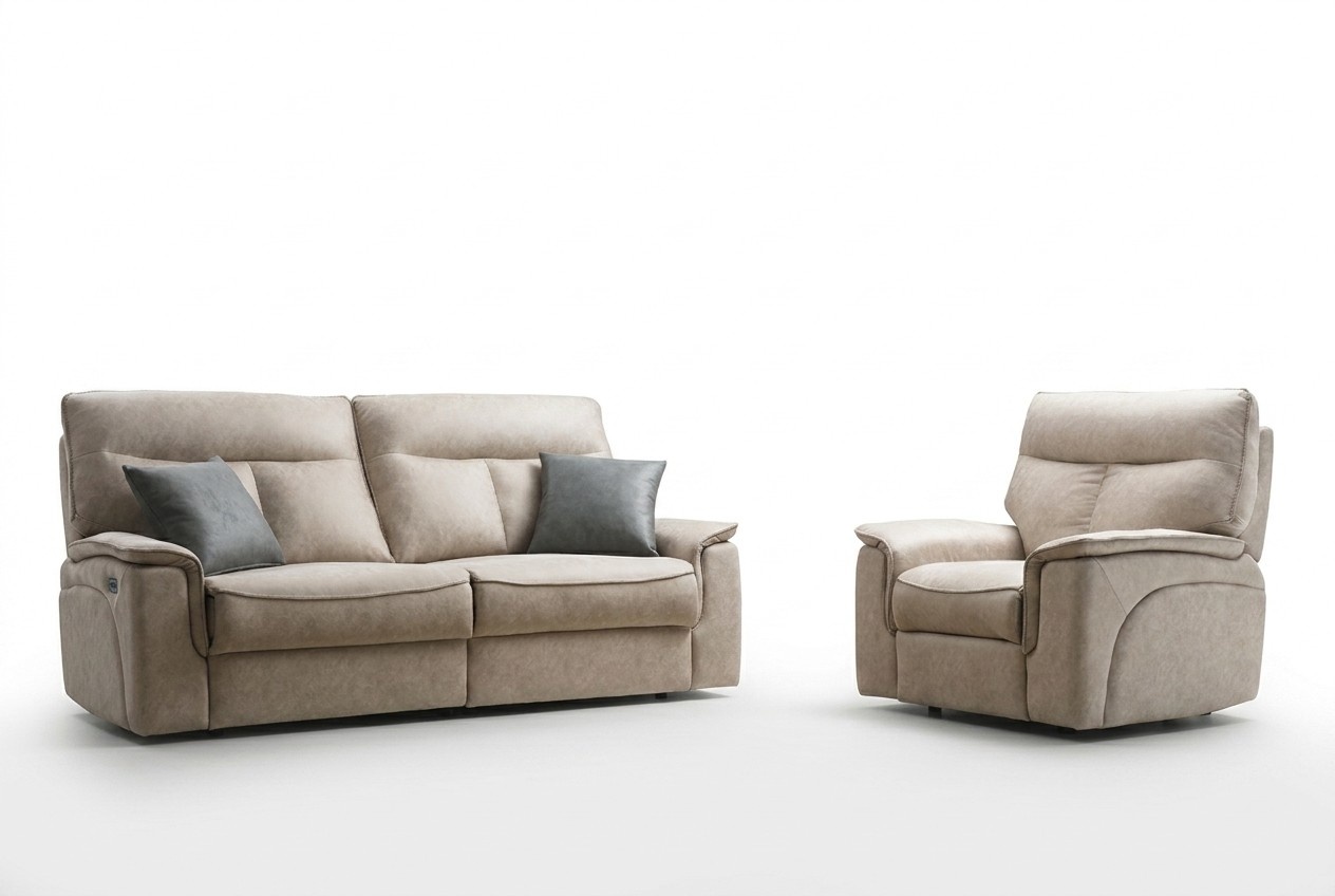 Living Room Set Three-Seater Sofa Couch Modern Armchair Seating Furniture Design Upholstered Furniture