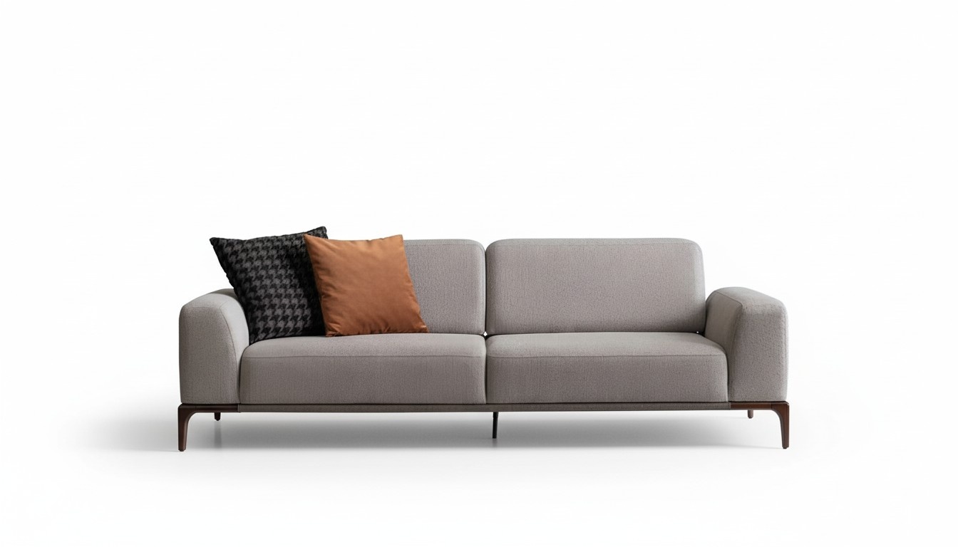 Living Room Sofa 3 Seater Design Style Furniture Modern Sofas Grey