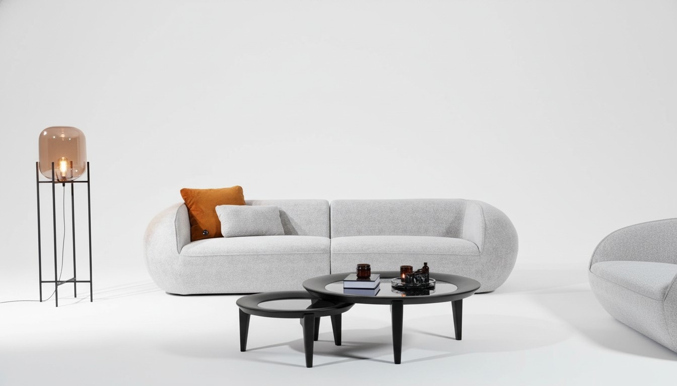 Living Room Sofa Three Seater Modern Luxury Upholstered Furniture Couch Seating Furniture