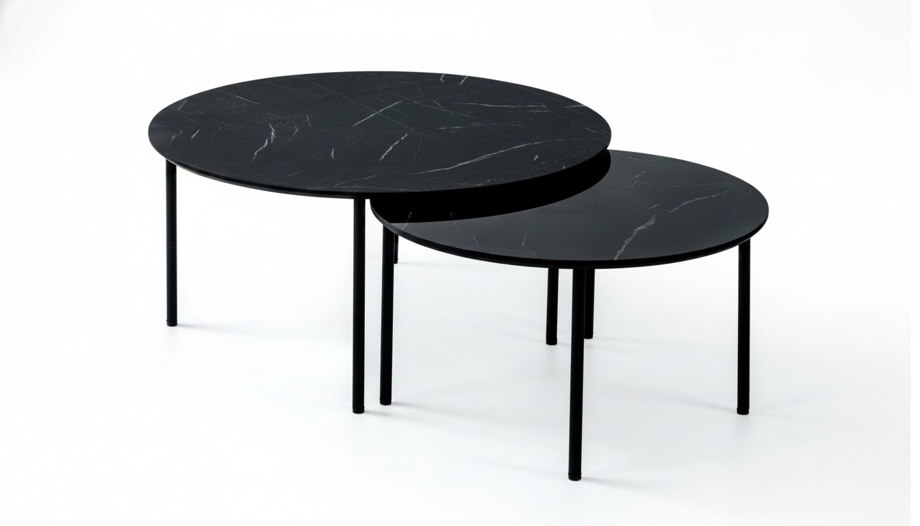 Living room table sets 2x coffee tables comfort table table group coffee tables