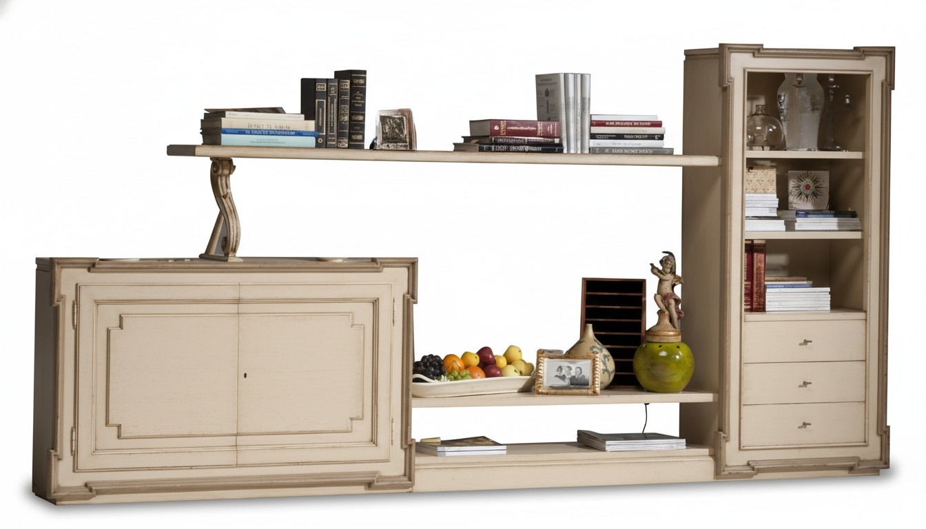 Living room wall shelf TV cabinet wall cabinets shelf wooden furniture living room furniture