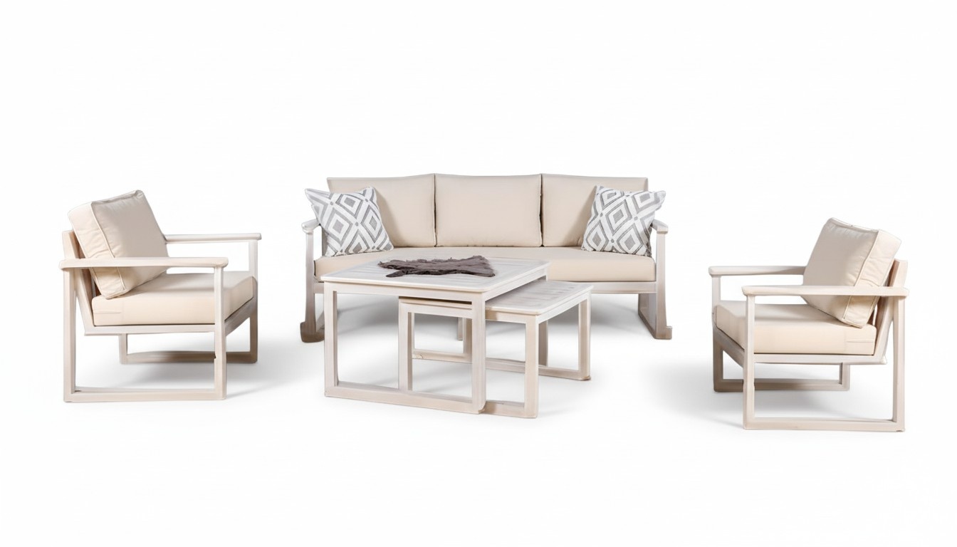 Lounge furniture seating group garden furniture sofa armchair coffee table waterproof