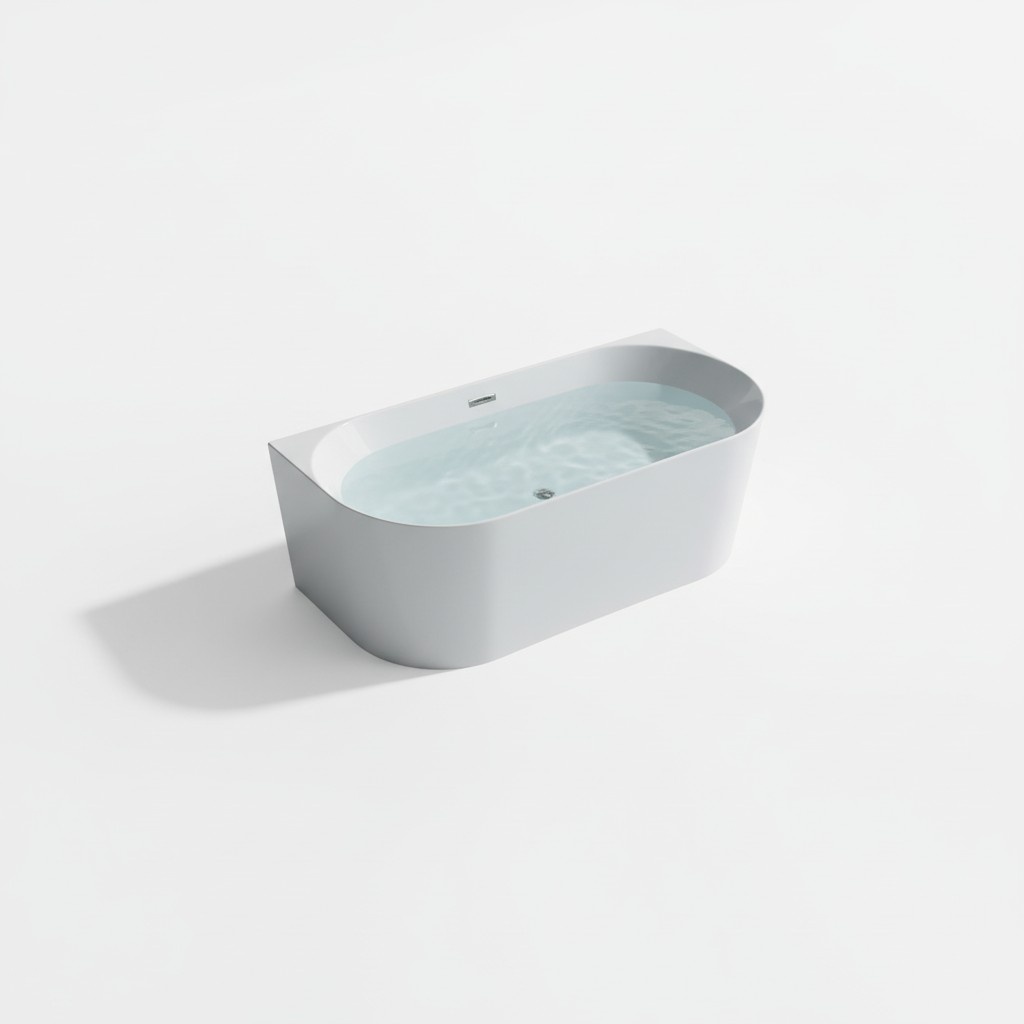 Luxury Bathroom Tub Acrylic Bathtub Rectangular Freestanding Bathtubs
