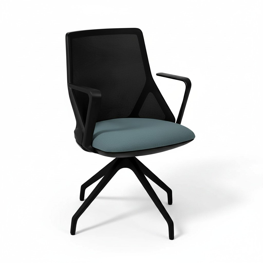Luxury black office chairs upholstered armchair chair swivel chair