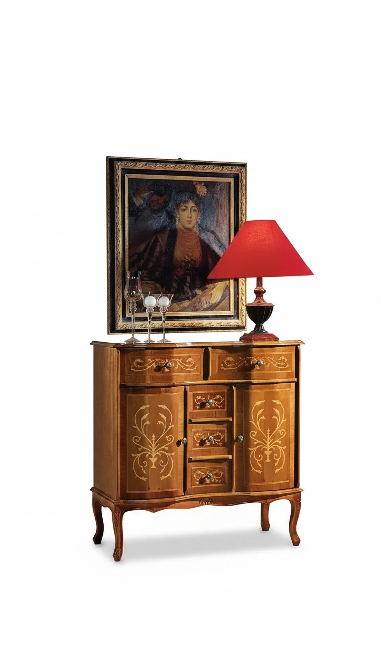 Luxury Brown Chest of Drawers Classic Sideboard Living Room Furniture Wood New