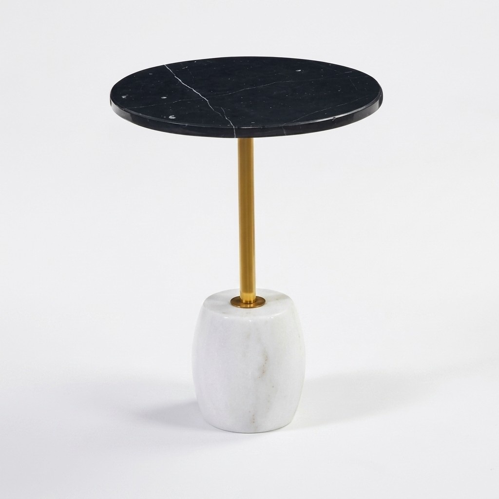 Luxury marble table living room furniture round design coffee table style