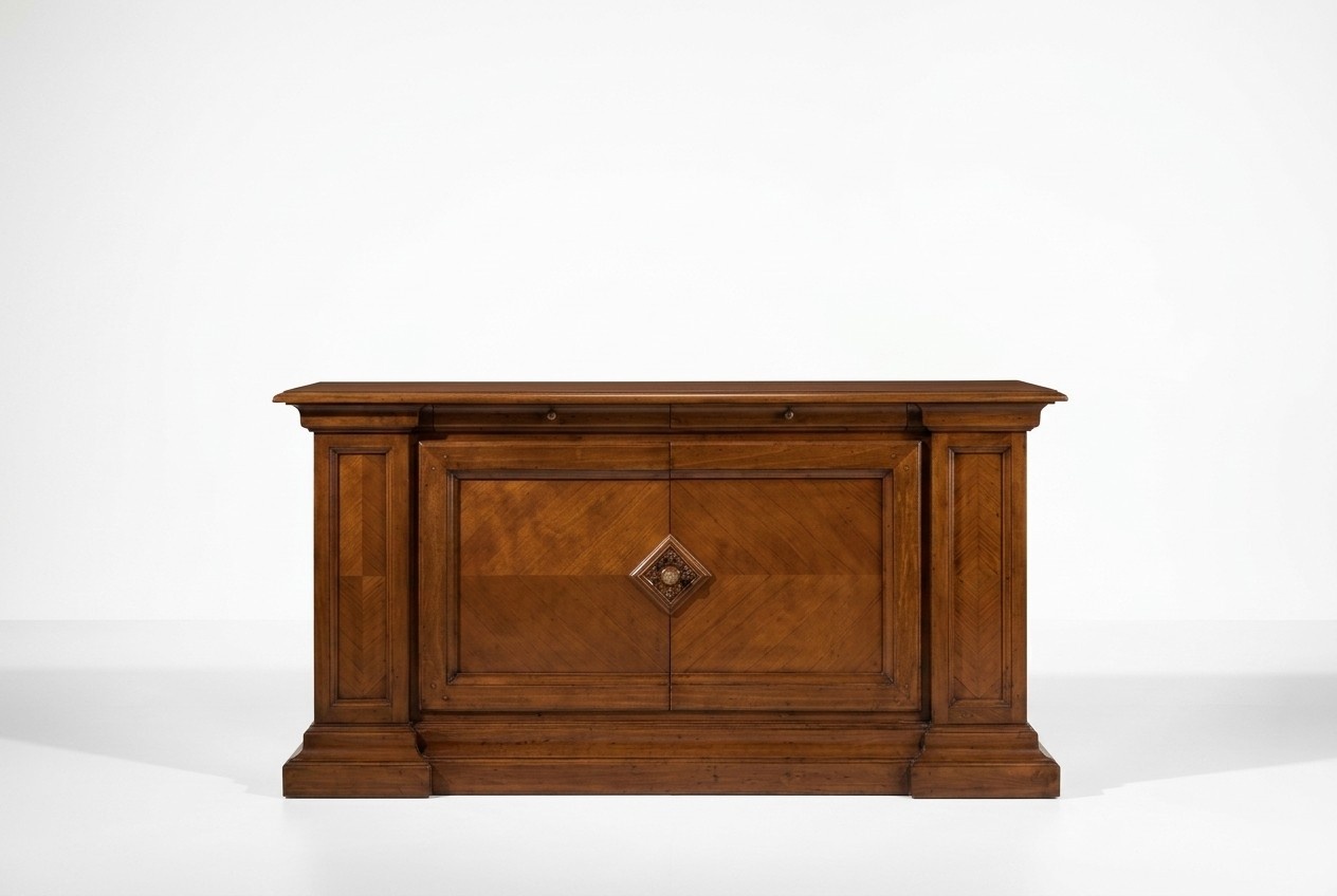 Luxury antique style dresser dresser dresser dresser shelf cabinet dresser glass