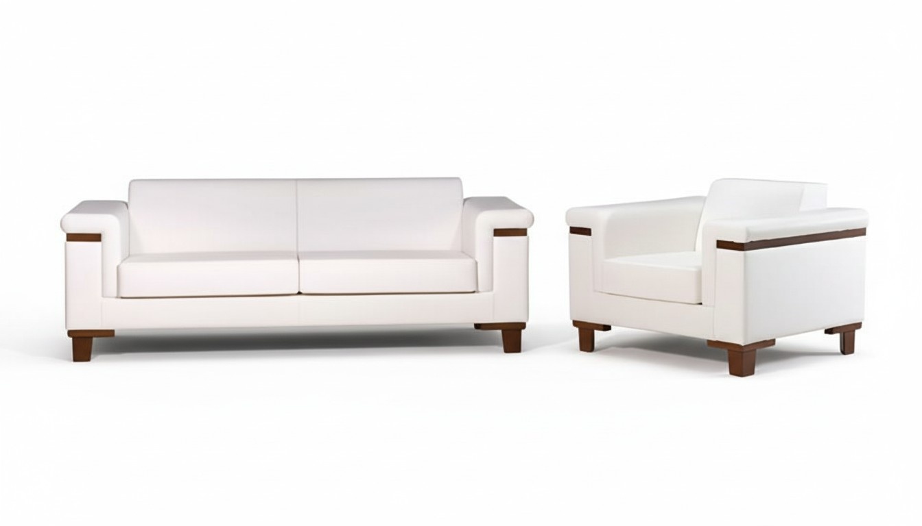 Luxury armchair 1-seater couch upholstered sofa 2-seater luxury textile leather design