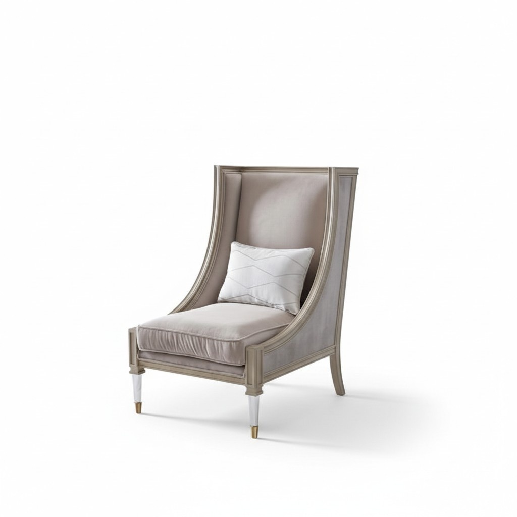 Luxury Armchair Design Chair Dubai Hotel Furniture Furnishing Single Seater Relax Club New