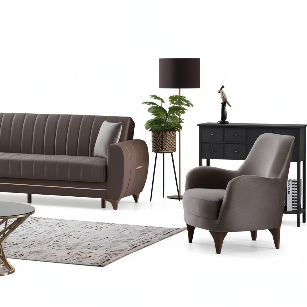 Luxury Armchair Design Furniture Living Room Modern Upholstered Chair
