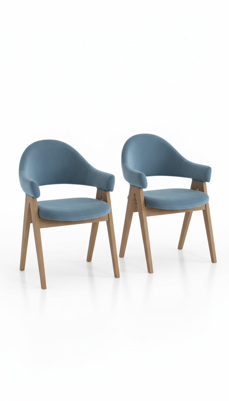 Luxury Armchair Set 10x Chair Group Seat Upholstery Leaning Chairs Set Wood Solid