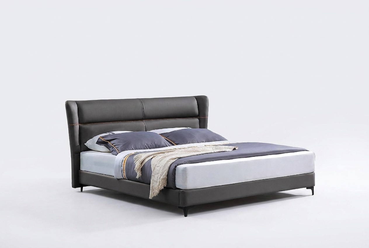 Luxury bed leather bed upholstered bed bed box double bedroom double bed beds