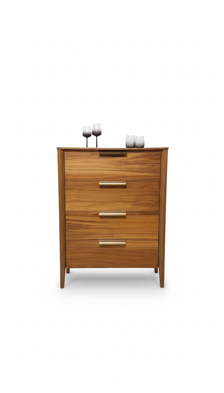 Luxury bedroom chest of drawers with 4 drawers wooden cabinet design furniture wood new
