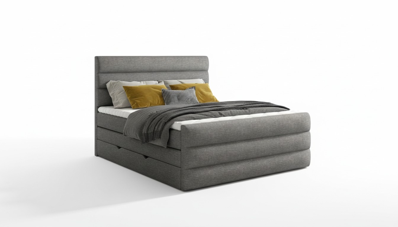 Luxury box spring bed design beds hotel furnishings double bed 140/160/180x200