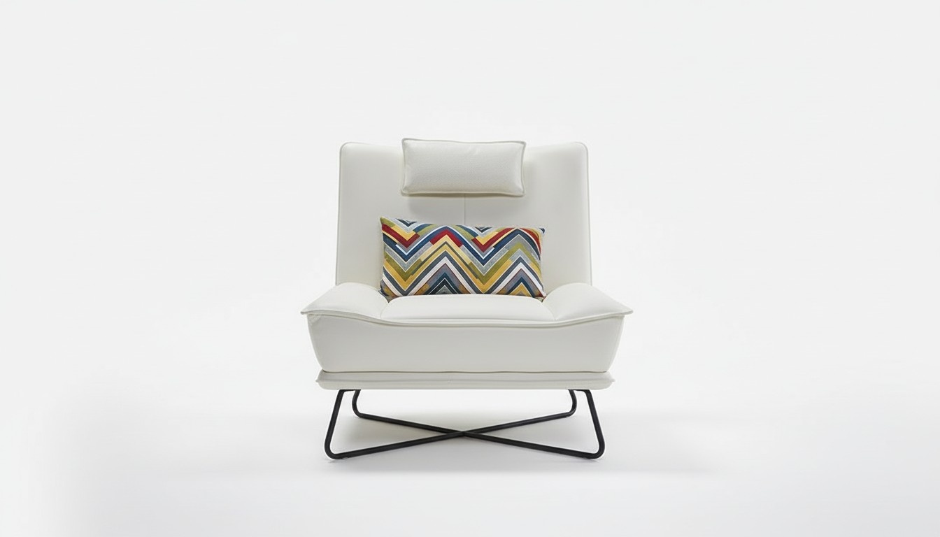 Luxury Chair Upholstery Cocktail Relax Lounge Club Chairs Furniture Design Armchair White