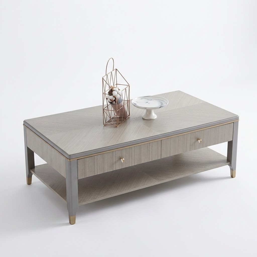 Luxury Coffee Table Wood Tables Living Room High Quality Furniture Side Table Dubai