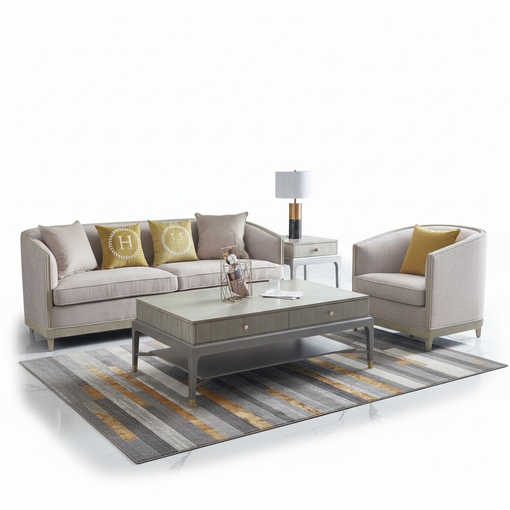 Luxury Coffee Table Wood Tables Living Room High Quality Furniture Side Sofa