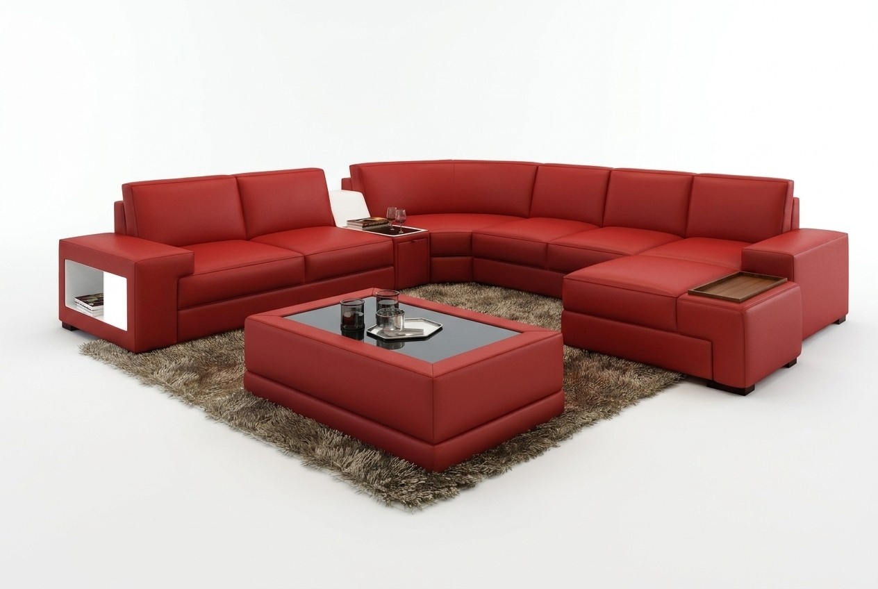 Luxury Coffee Tables Polser Leather Designer Living Room Side Tables Table