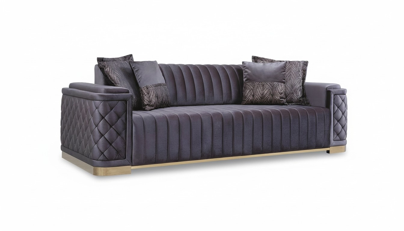 Luxury couch xxl sofa big couches 246cm velvet design furniture sofas fabric