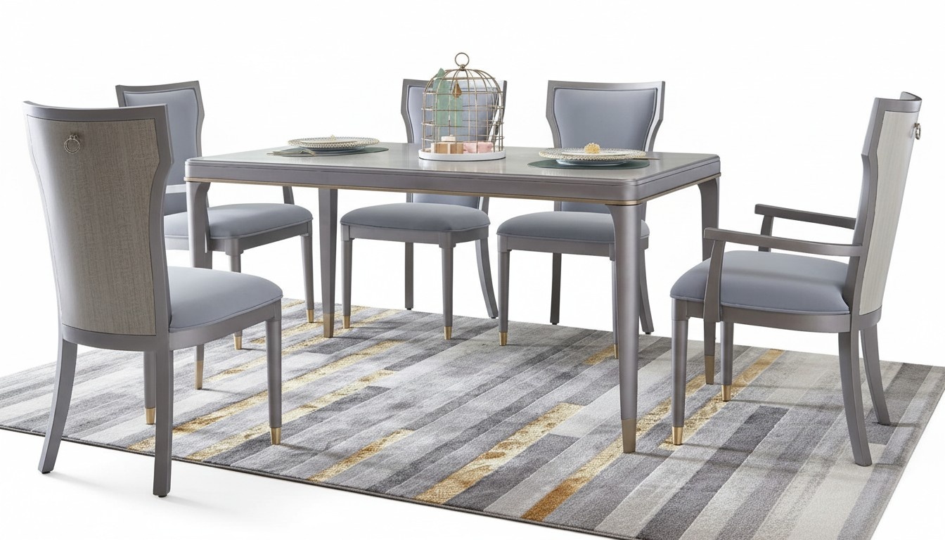 Luxury Design Upholstered Chair Chairs Seat Office Dining Wood Furniture Chairs