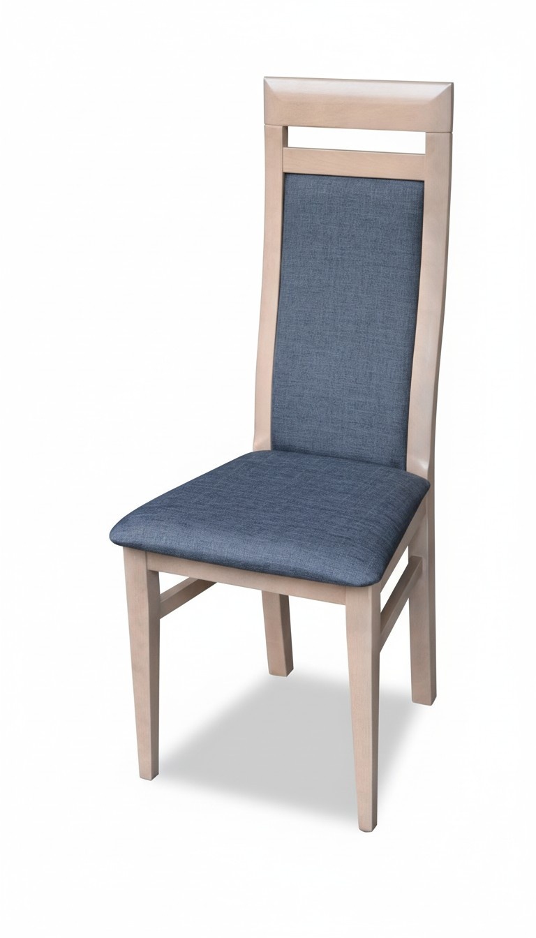 Luxury design upholstered chair chairs seat lean office office dining room wood K70 NEW