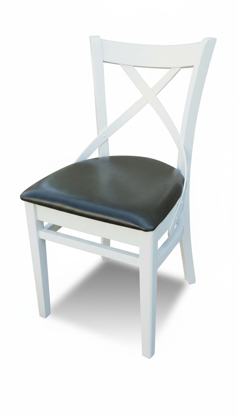 Luxury design upholstered chair chairs seat lean office office dining room wood K66 NEW