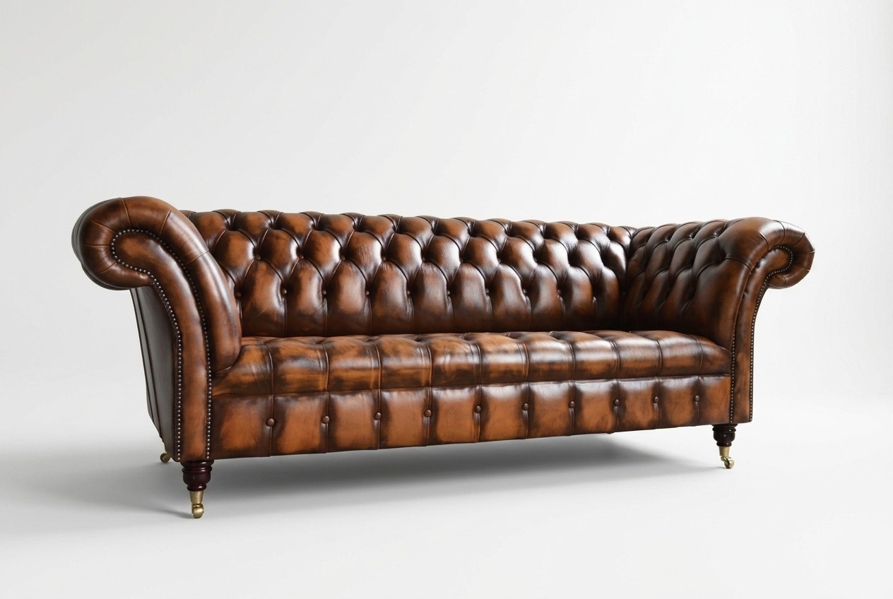 Luxury Designer Sofa Couch Upholstery Three Seater Leather Couches Sofas 3 Seat New