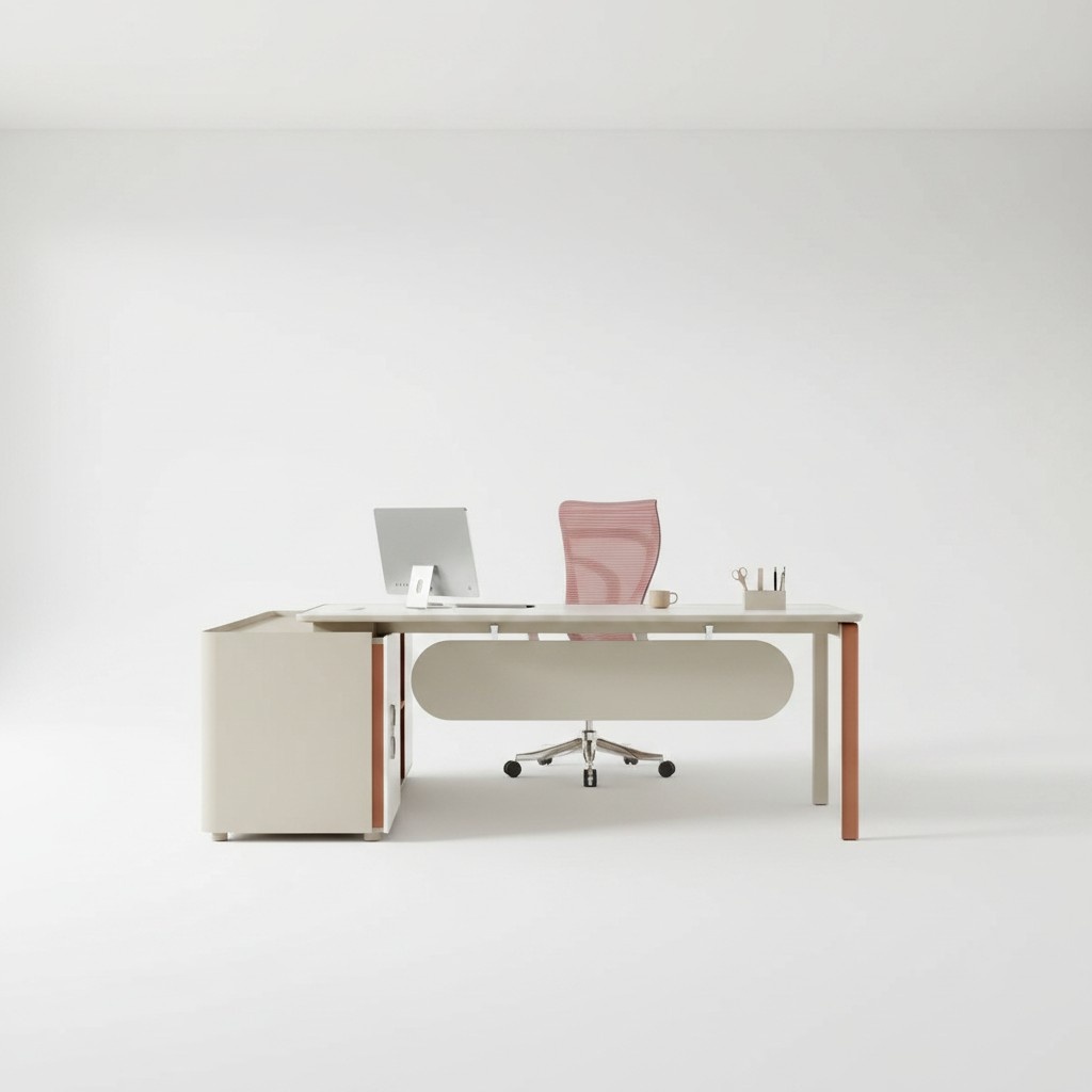 Luxury desk office furniture setup tables desks modern table