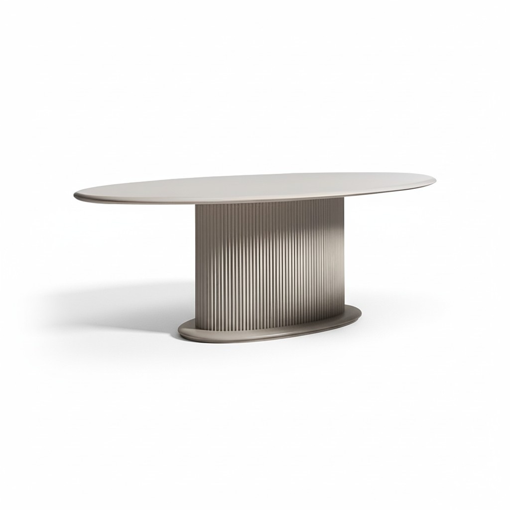 Luxury dining room table dining table wood beige dining room wooden table