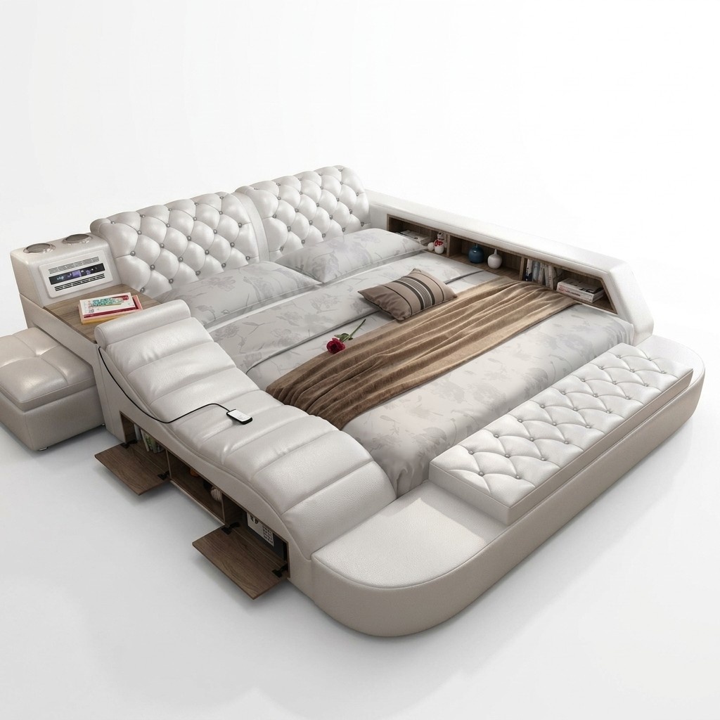 Luxury Double Multifunction Bed Cushion Water Beds