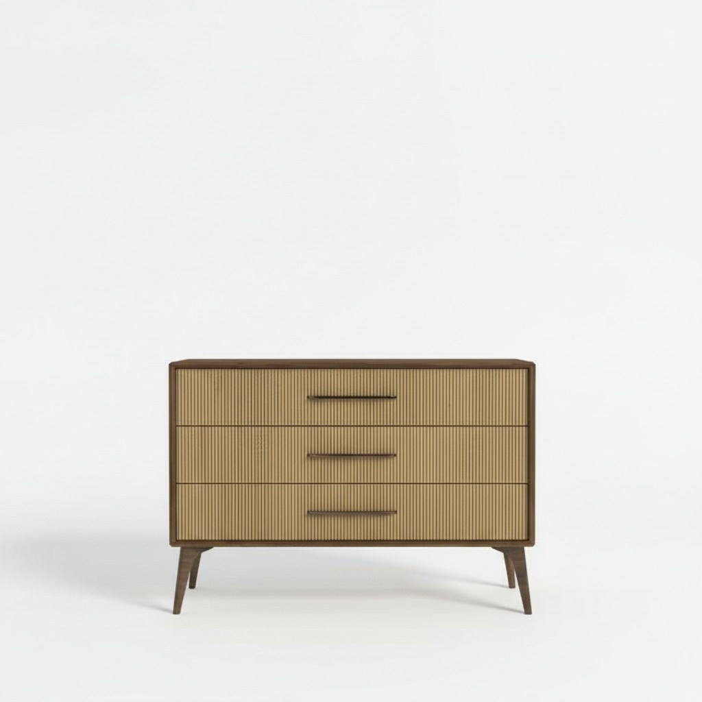 Luxury dressers stylish brown modern furniture bedroom wood sideboard