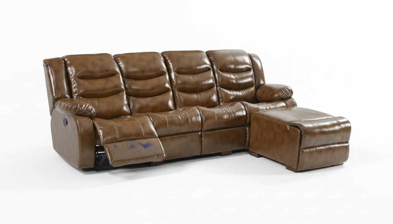 Luxury Furniture Sofa 4 Seater Pouff Couch Design Upholstery Relax Living Landscape
