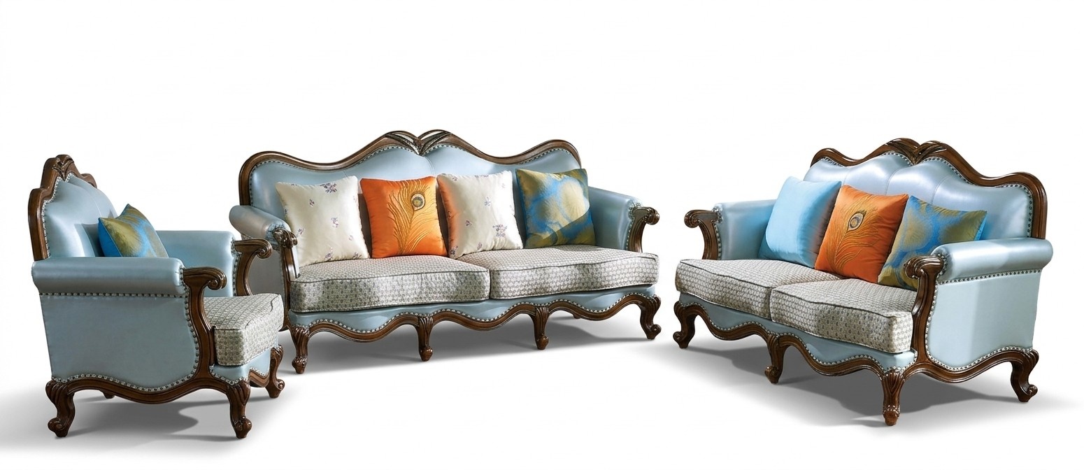 Luxury furniture sofa set 3+2 seater sofa set couch armchair